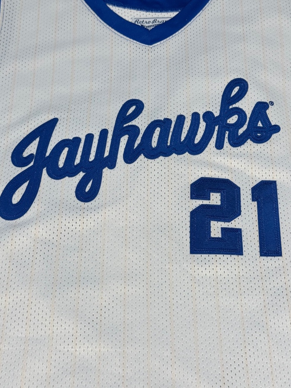 Retro Brand Joel Embiid Kansas Jayhawks Jersey Men’s XL